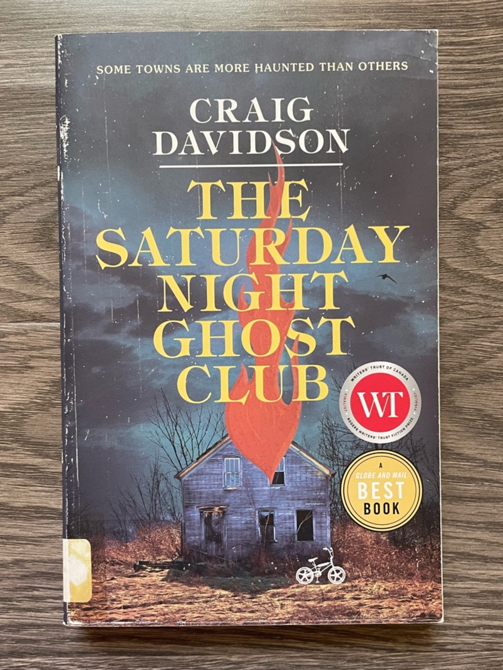 Book: The Saturday Night Ghost Club by Craig Davidson